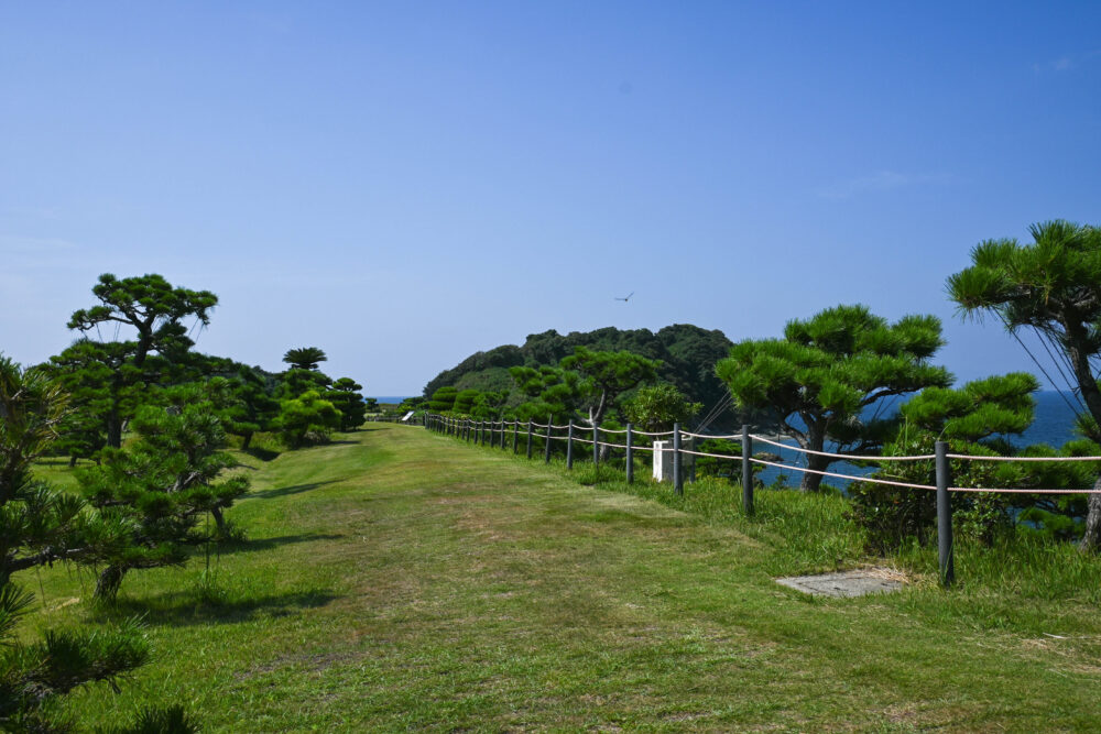 番所庭園風景