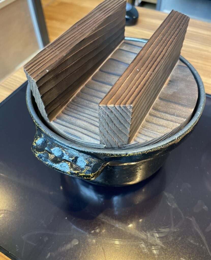 豆腐を作る窯
